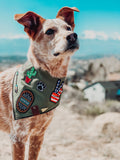 RANGER (Green)- Adjustable Dog Bandana